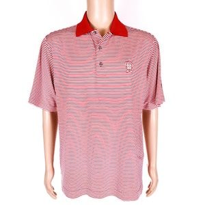 FootJoy Men Polo Striped Short Sleeves Size M